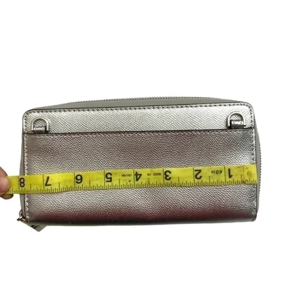 Michael Kors silver clutch bag